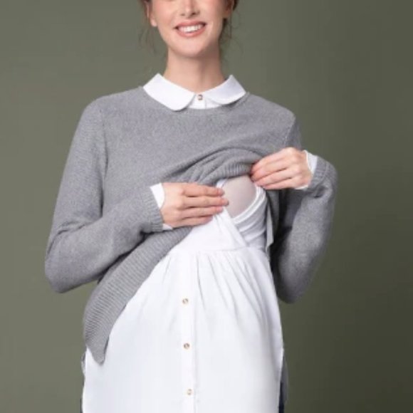 Seraphine - Marianne Pregnancy/Nursing Top. - Picture 2 of 4
